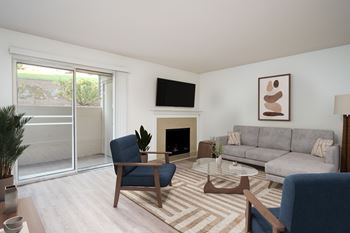 Wood-burning fireplace